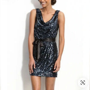 Bisou Bisou Black Party Sparkle Dress size 6